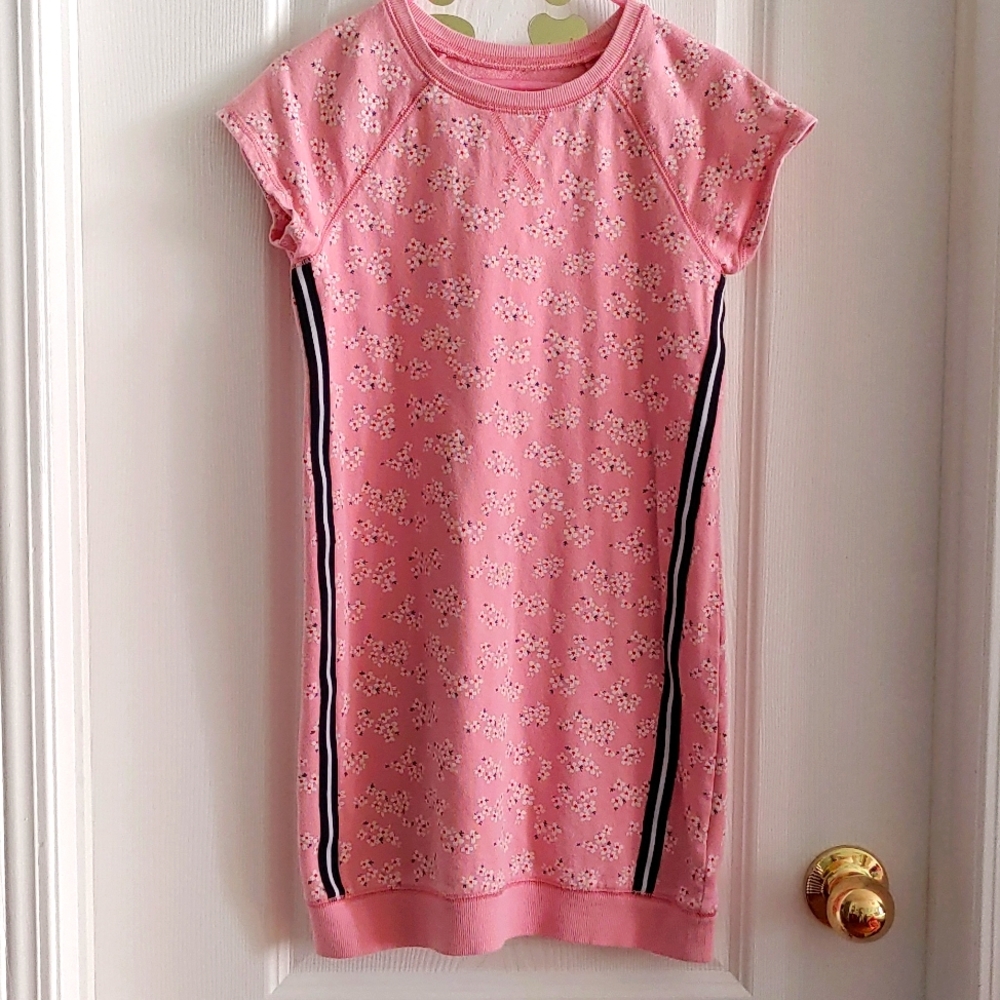 Gap Girl's Pink Floral Cotton Dress